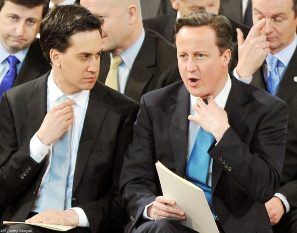 Ed Miliband and David Cameron will continue the same old struggles in 2013