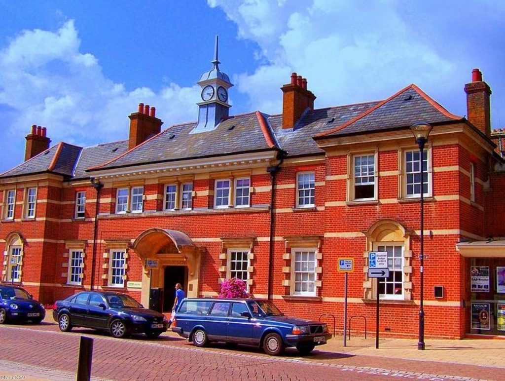 Battleground: The old town hall in Eastleigh