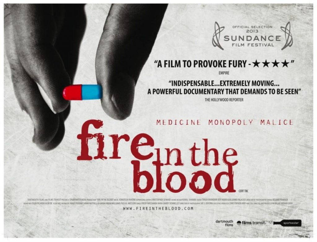 Fire in the Blood is released at select cinemas on Monday February 25th  