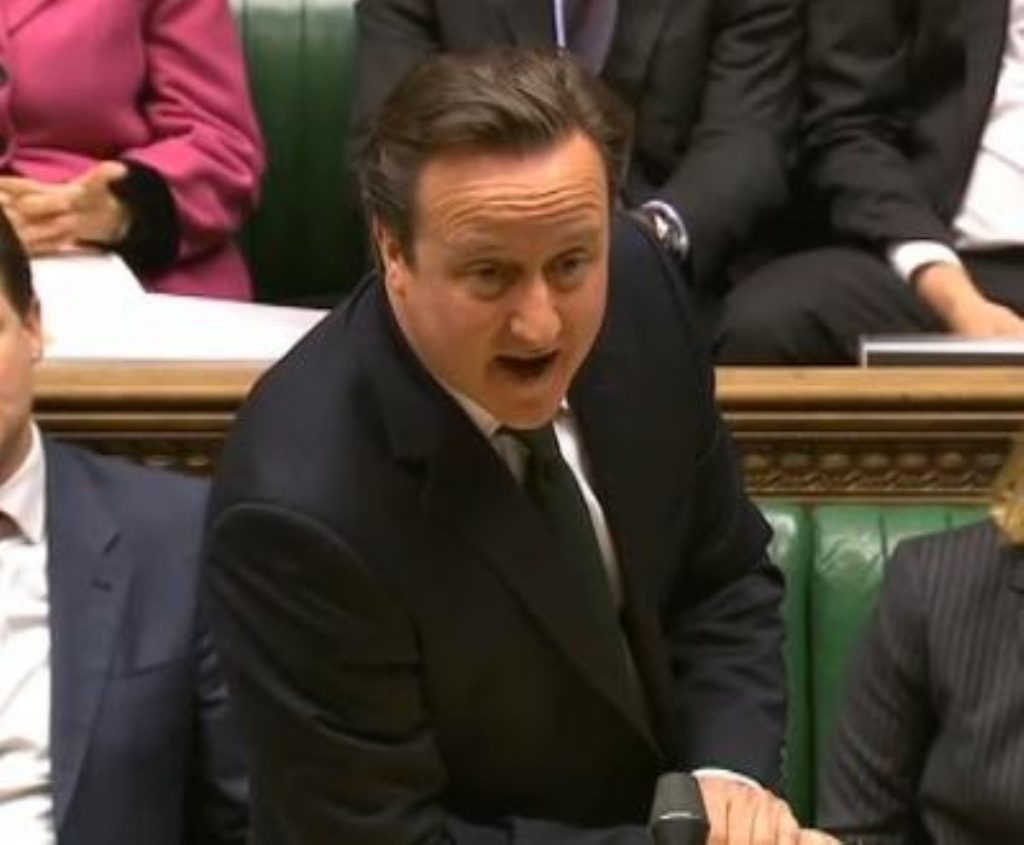 David Cameron: Deeply concerned about Tristram Hunt.
