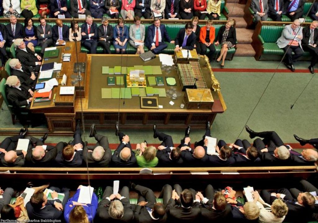 Commons chamber: Grieve, Lansley and Osborne in the fray