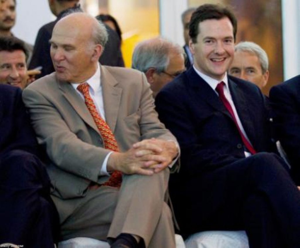 Vince Cable said George Osborne "didn't get the message exactly right"