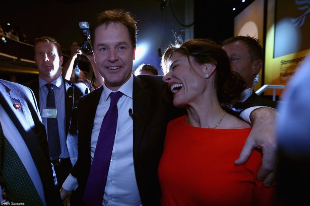 Other parties can't be trusted alone, Clegg says