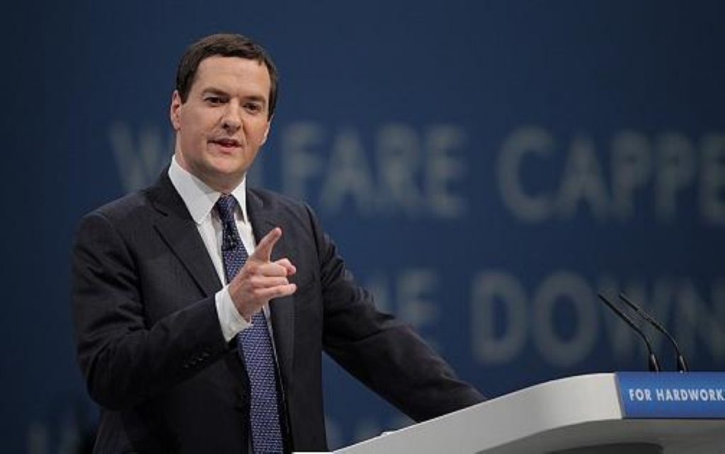 George Osborne's latest speech was not the usual shade of greys, browns and austerity misery
