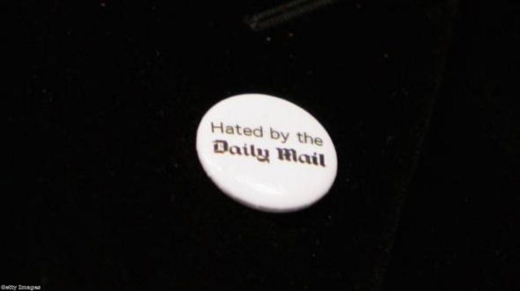 A badge worn by - Bob Geldof, actually