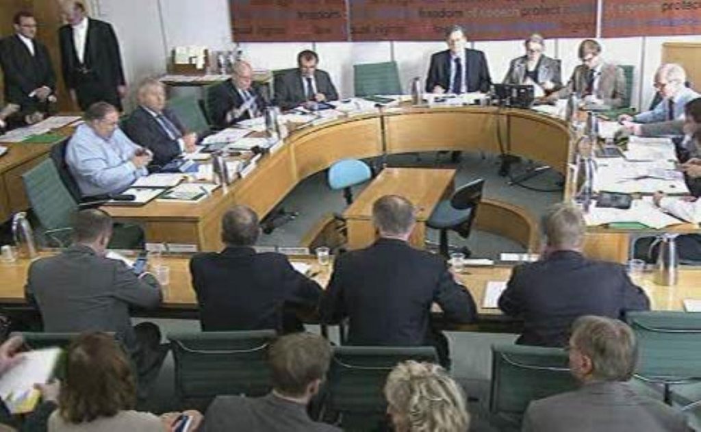 MPs grill Big Six representatives - sort of.