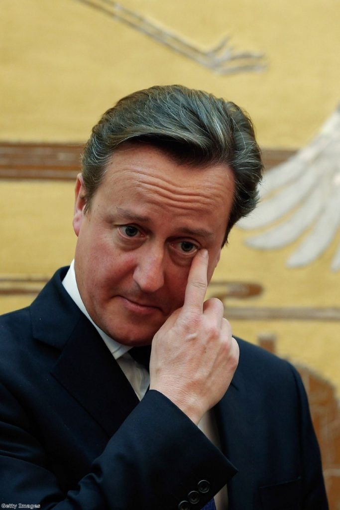 Crying shame? Cameron's China trip wins him few allies
