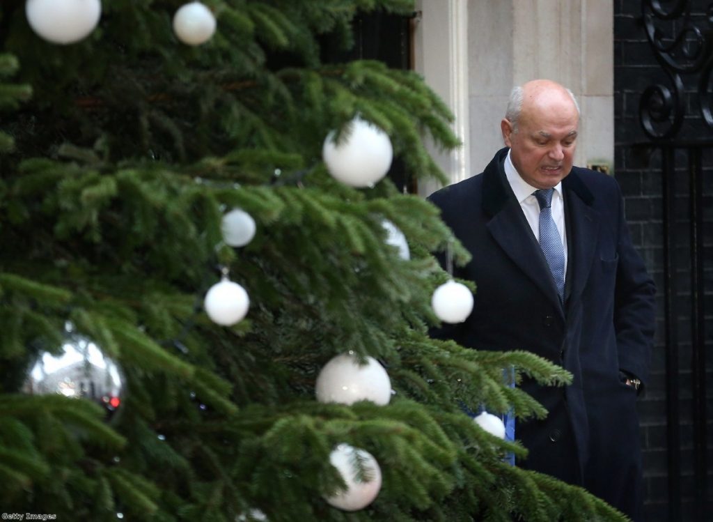 No Christmas cheer for IDS as universal credit nightmare continues
