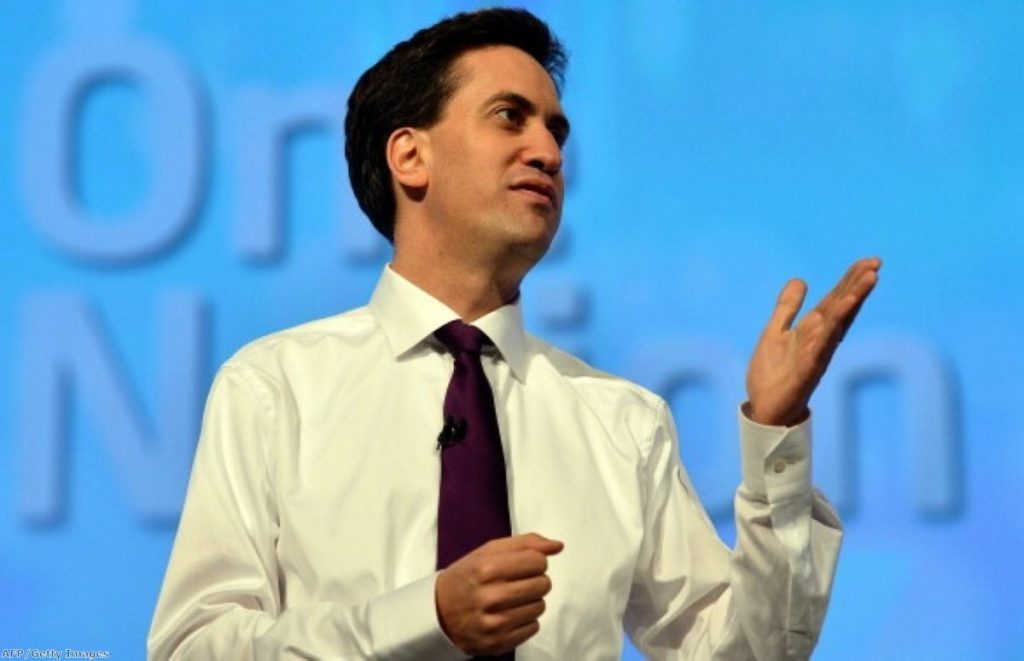 Ed Miliband explaining One Nation - the big idea he hopes will unify Labour campaigners in 2015
