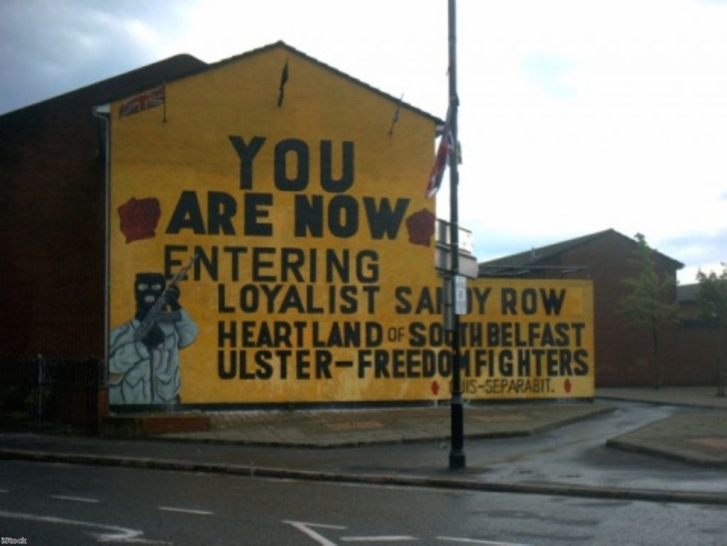 Loyalist mural in South Belfast