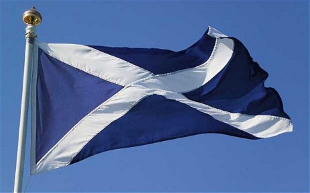 Vote 'no' because we like the Saltire, too