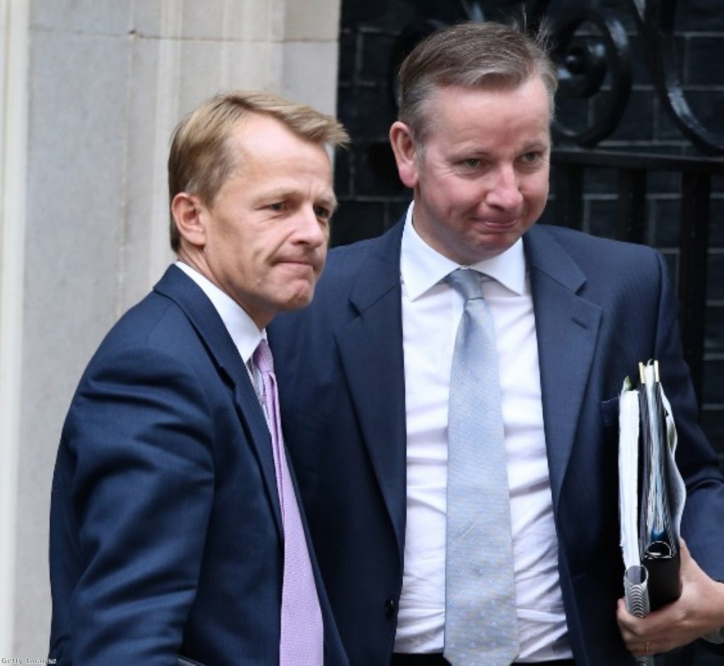 Michael Gove and David Laws: A prime example of coalition disunity