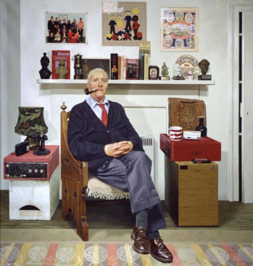 Andrew Tift, who painted Tony Benn's portrait, recalls his experience with "a genuinely nice man"