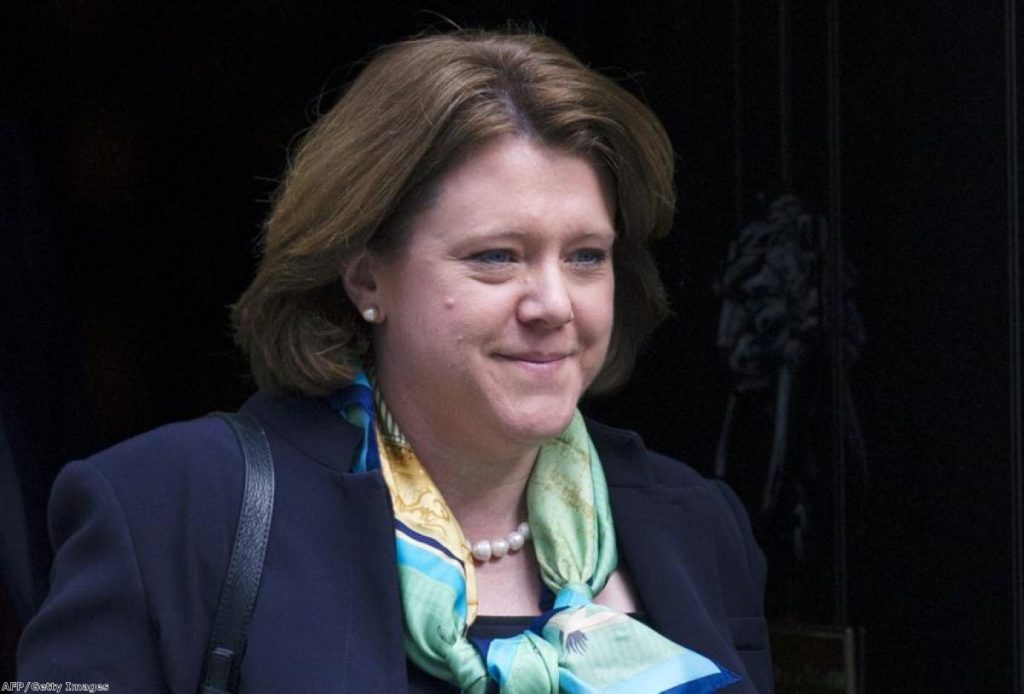Maria Miller leaves No 10 after today's Cabinet meeting