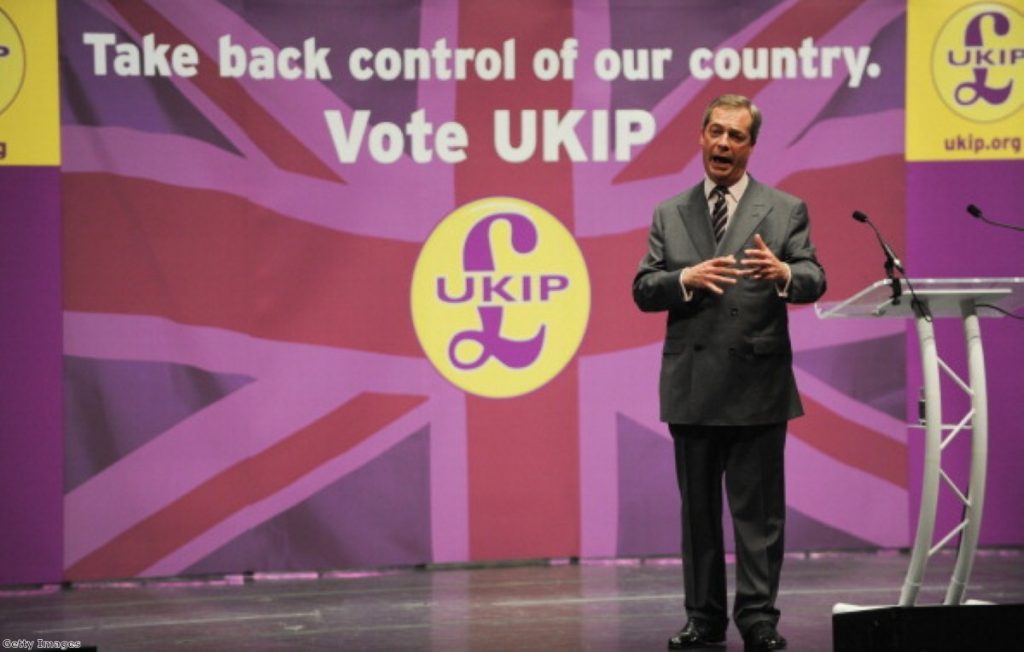 Nigel Farage denies being head of 'the BNP in blazers'