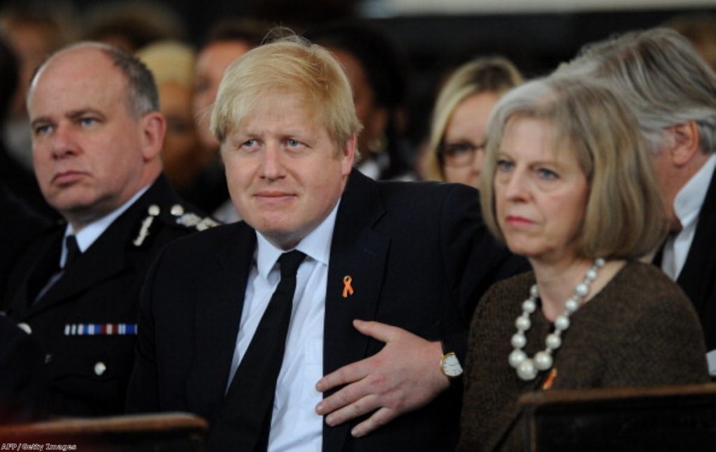 Boris Johnson at odds with hardline stance of home secretary Theresa May