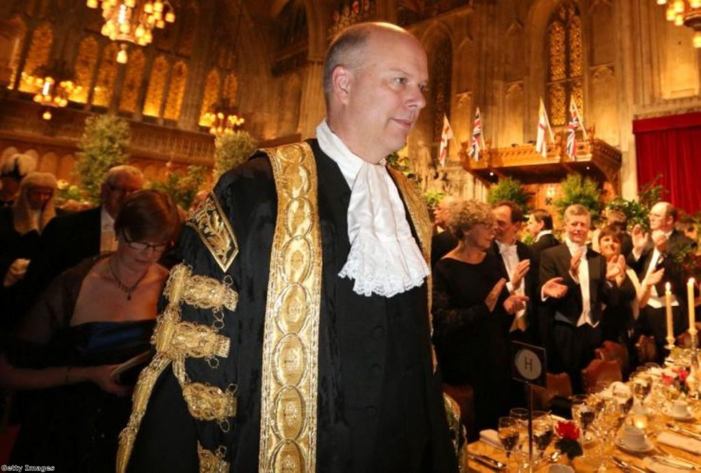 Grayling, the lord chancellor, is brought to book by the system he tried to close down