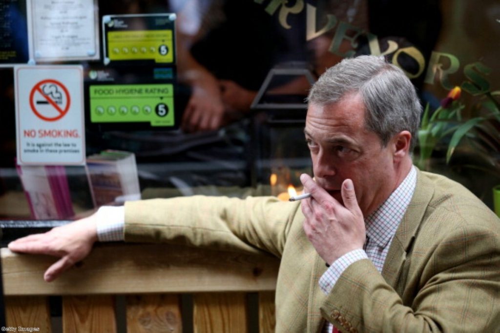 Bubble Burst: Farage decided risk of failure too high
