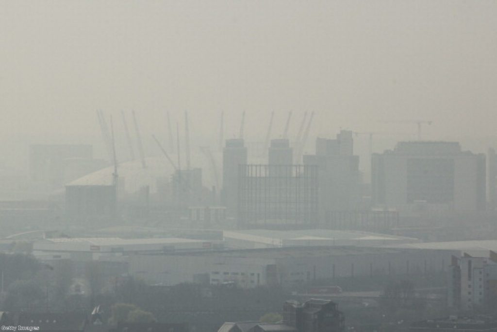 Boris Johnson said air quality was "perfectly fine" during London's recent smog