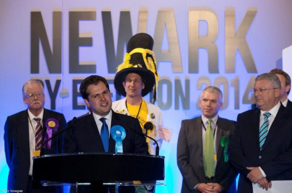 Robert Jenrick holds Newark for the Conservatives - the first time the Tories have clung on in a by-election while in power in 25 years