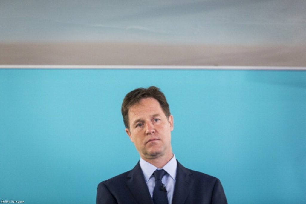 Nick Clegg told he looks like "a spat-out smartie"