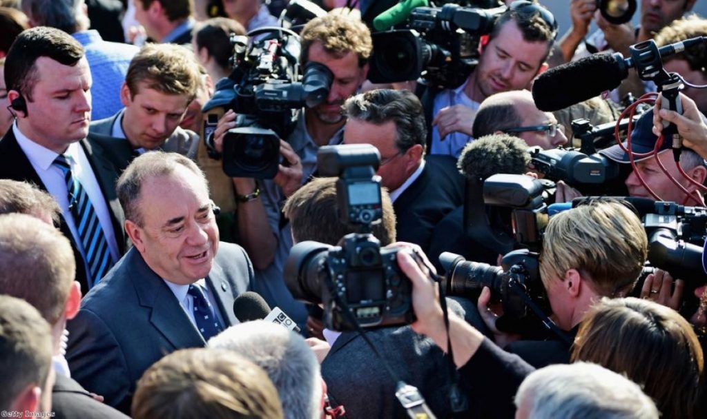 Salmond's talk of 'Team Westminster' is likely to resonate with voters