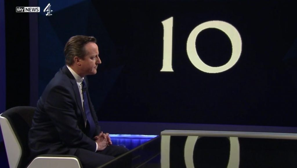 David Cameron emerged as the polls' victor from last night's questioning