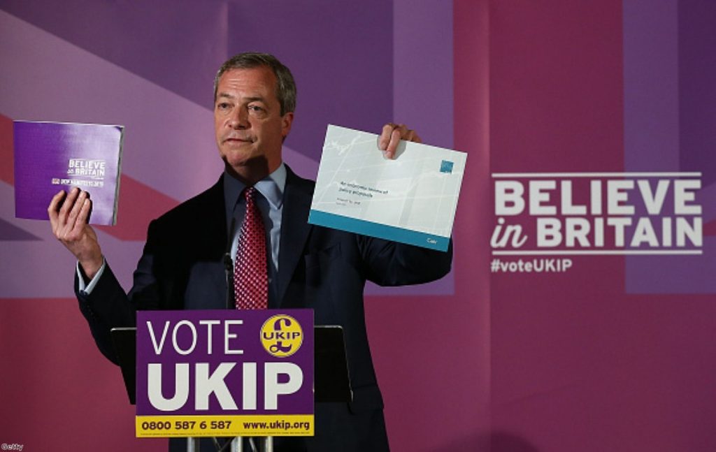 Nigel Farage: "Believe in Britain"