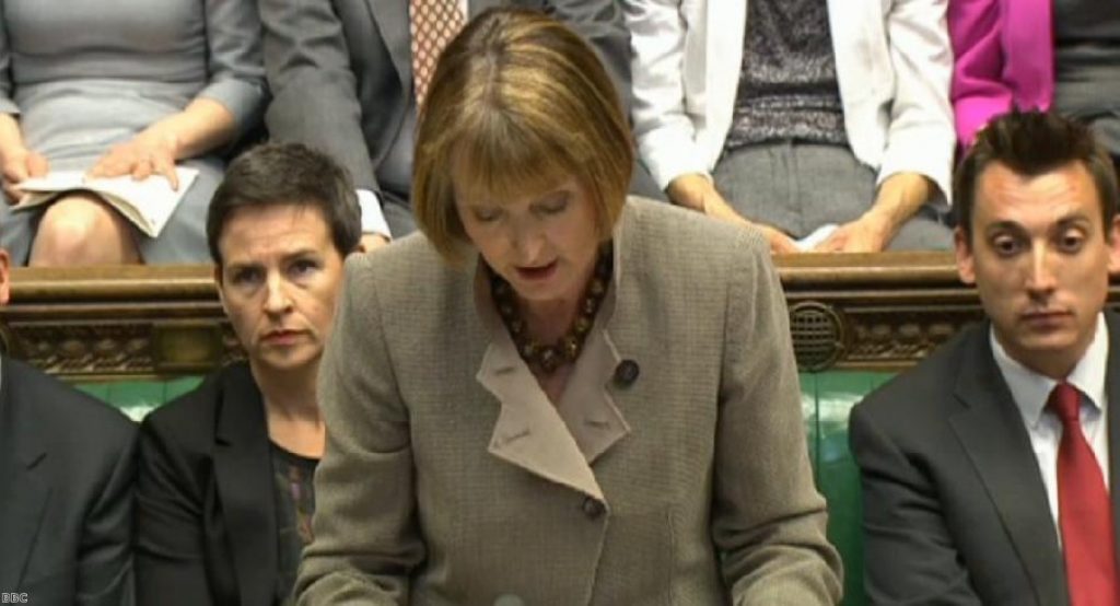 Harriet Harman and her party were decidedly subdued during PMQs