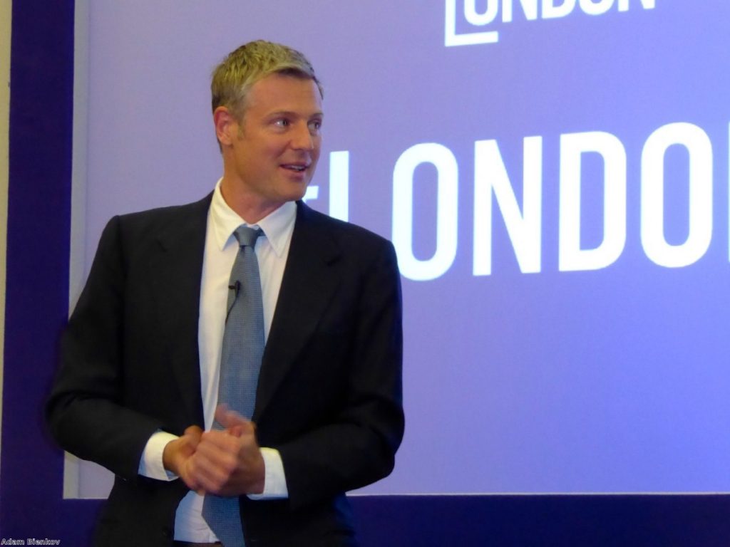 Zac Goldsmith: "I would not resign from the Conservative party."