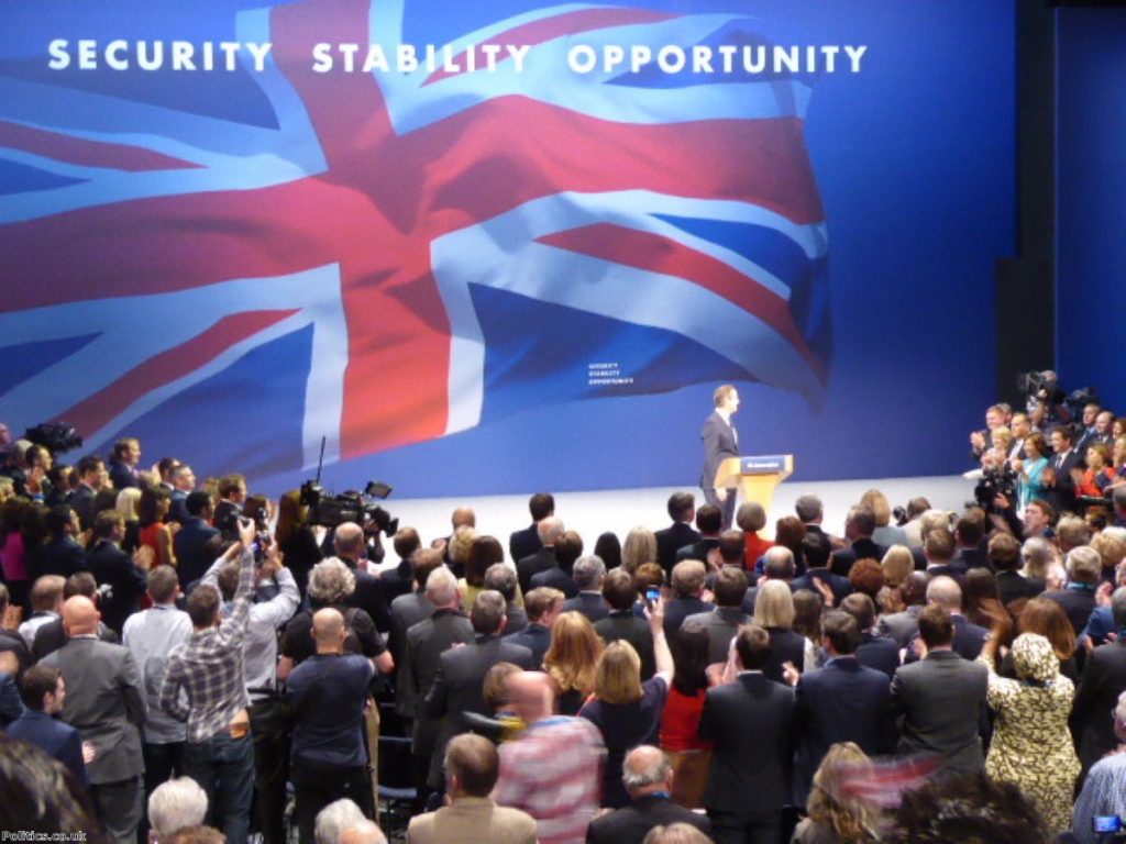 Cameron delivered a triumphant speech to the Conservative party conference this week