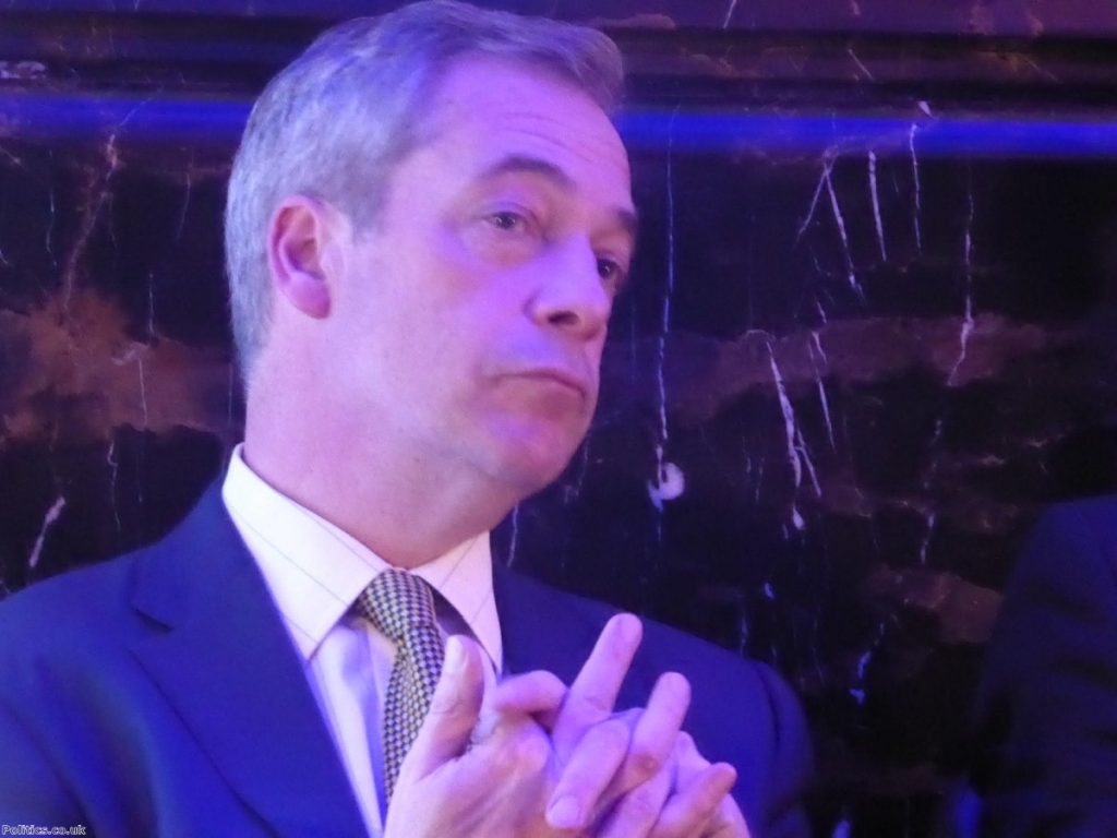 Nigel Farage on Carswell: "He can do what he likes. I don't care. He's irrelevant."
