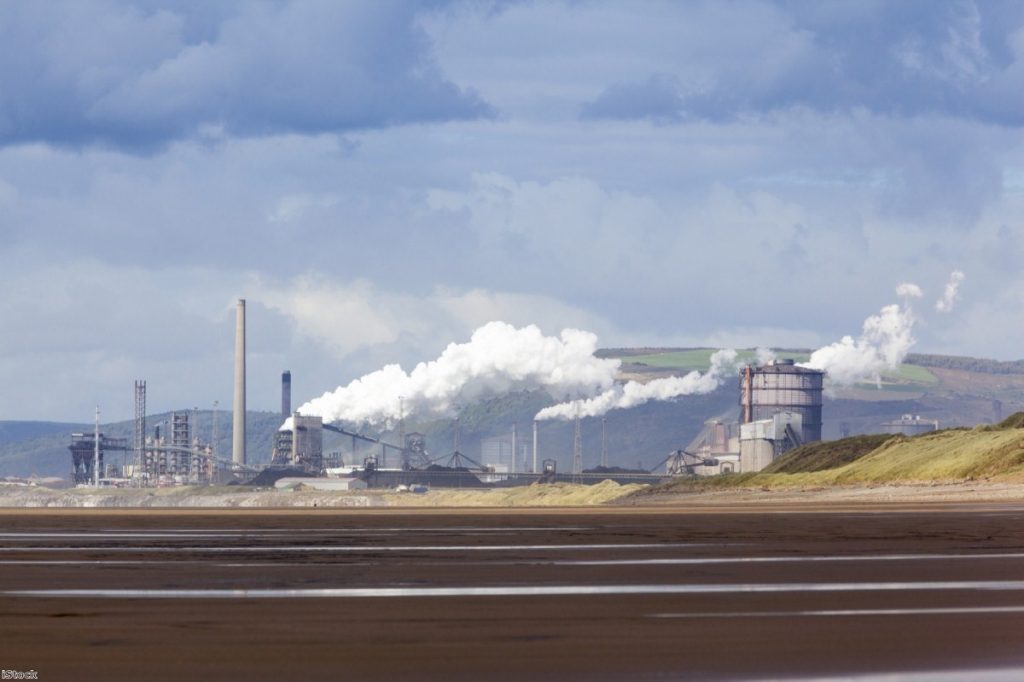 4,000 jobs are at risk at the Port Talbot steelworks