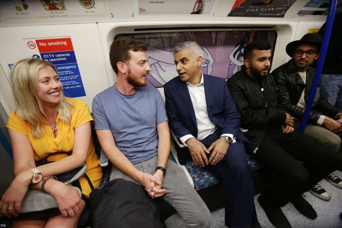 Sadiq Khan's popularity among Londoners is not shared by supporters of Jeremy Corbyn