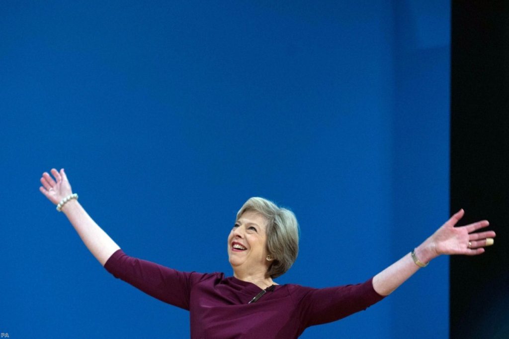 Theresa May: Not waving but drowning