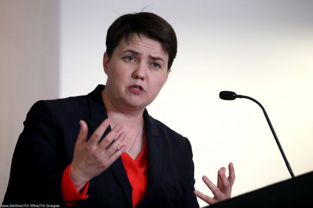 "It allows Ruth Davidson, once again, to argue that she