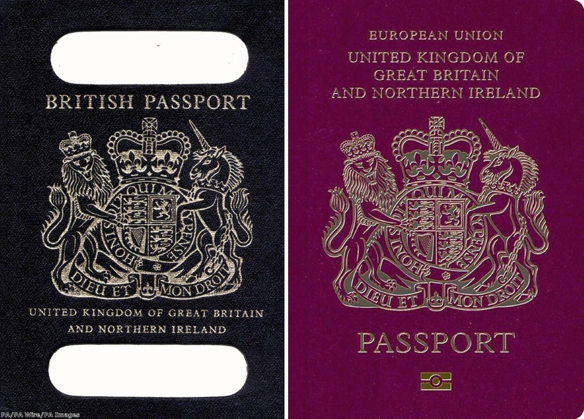 "Apparently the new passport will have images inside of Britishness"