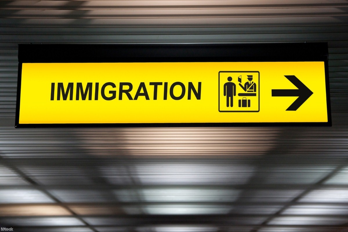 Airport immigration and customs sign | Copyright: iStock