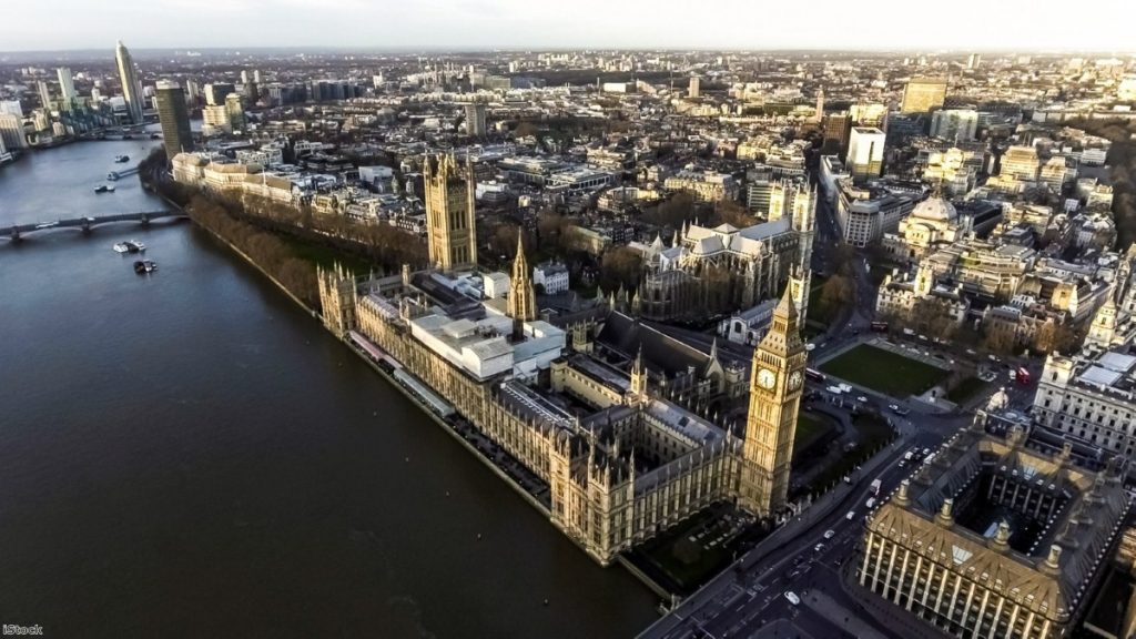 Aerial view of the Houses of Parliament | Copyright: iStock