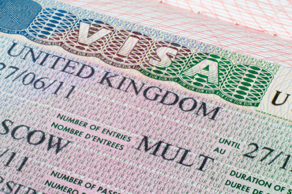 UK visa in passport | Copyright: iStock