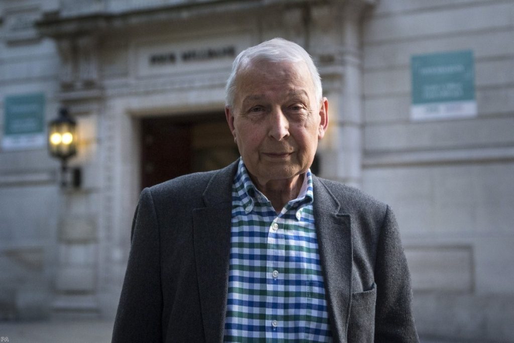 Frank Field MP in Westminster after resigning from the Labour party | Copyright: PA