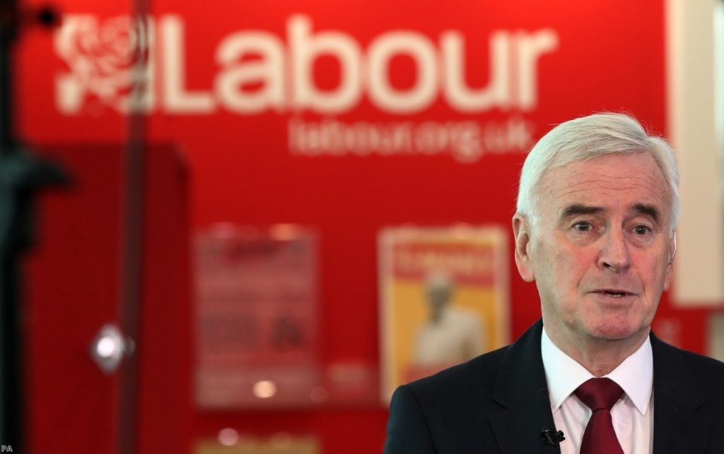 John McDonnell talks to the press ahead of his speech at the Labour Party Conference | Copyright: PA