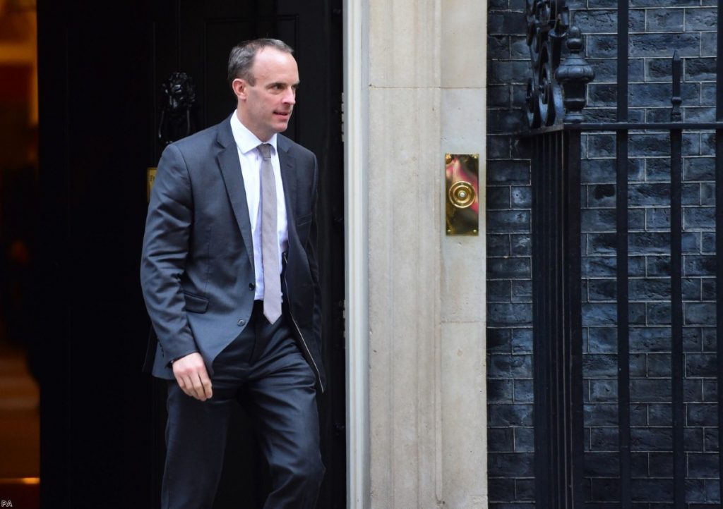Dominic Raab: Talks on Sunday fall apart amid danger signs for negotiations