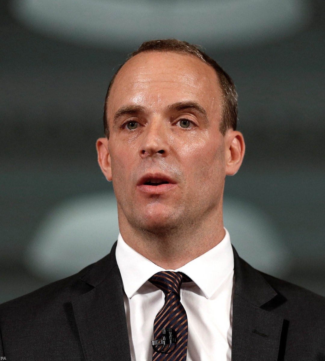 Dominic Raab, Brexit secretary, now faced by the consequences of the myths he used to promote.