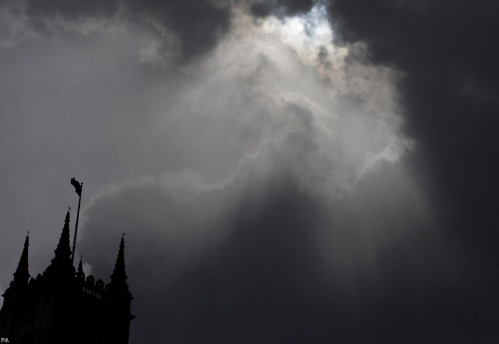 Dark days: Westminster wants an extension, but can no longer control its destiny