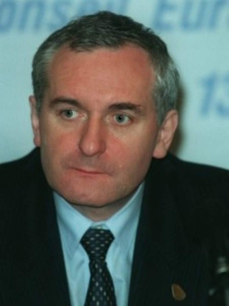 Ahern warned parties they must form an executive