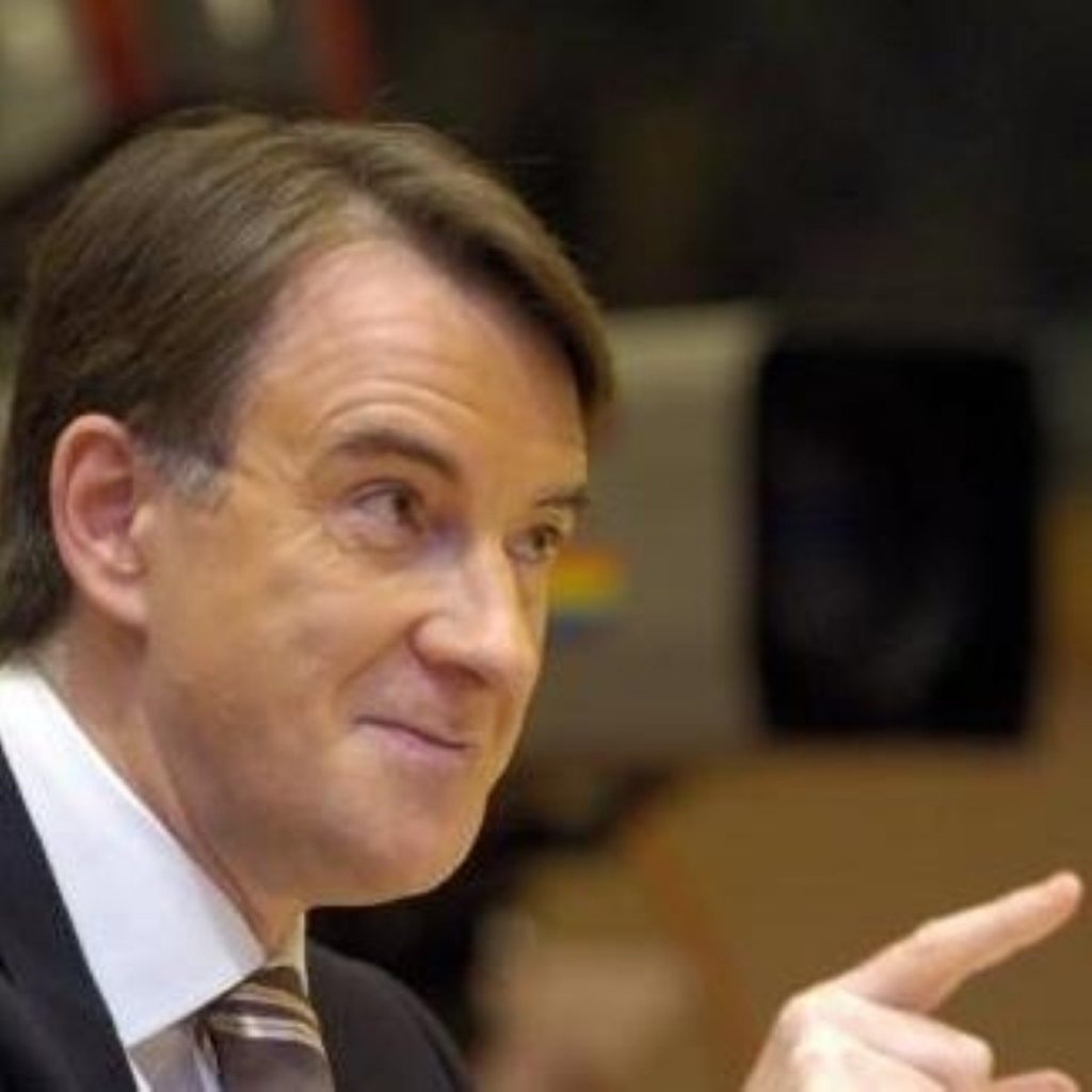 Peter Mandelson moans about Nicolas Sarkozy
