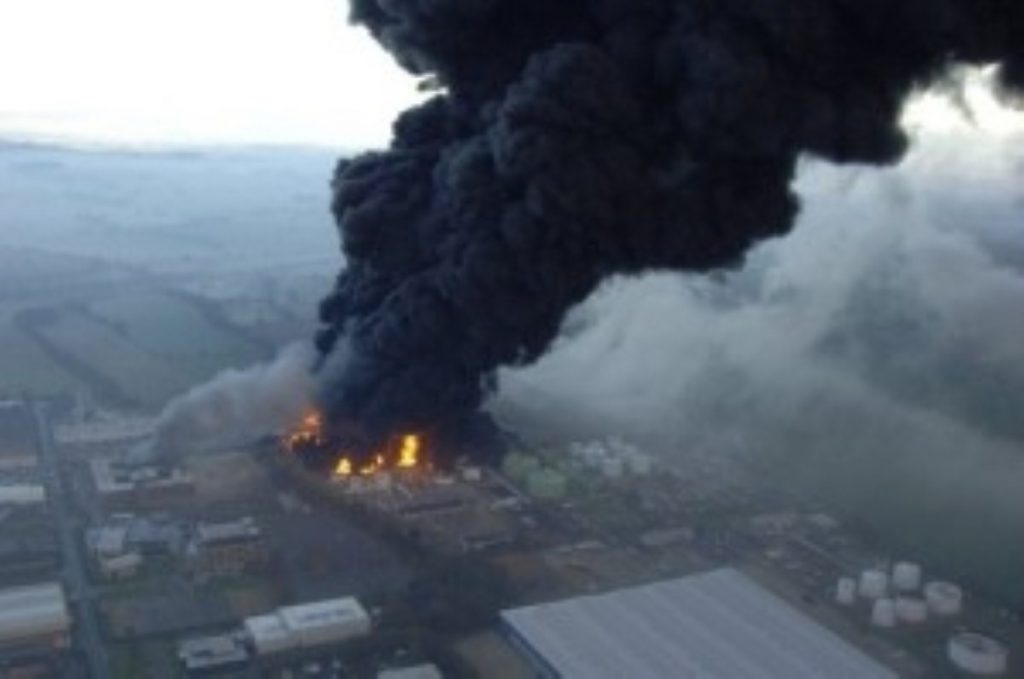 The 2005 Buncefield fire was the biggest peacetime fire since the Second World War