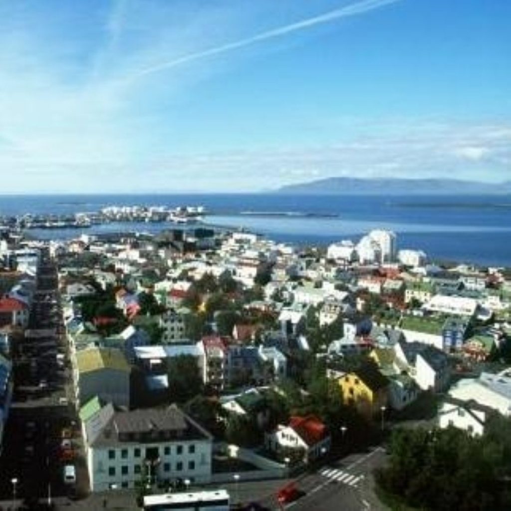 Reykjavik, Iceland. The county was one of the first victims of the financial crisis