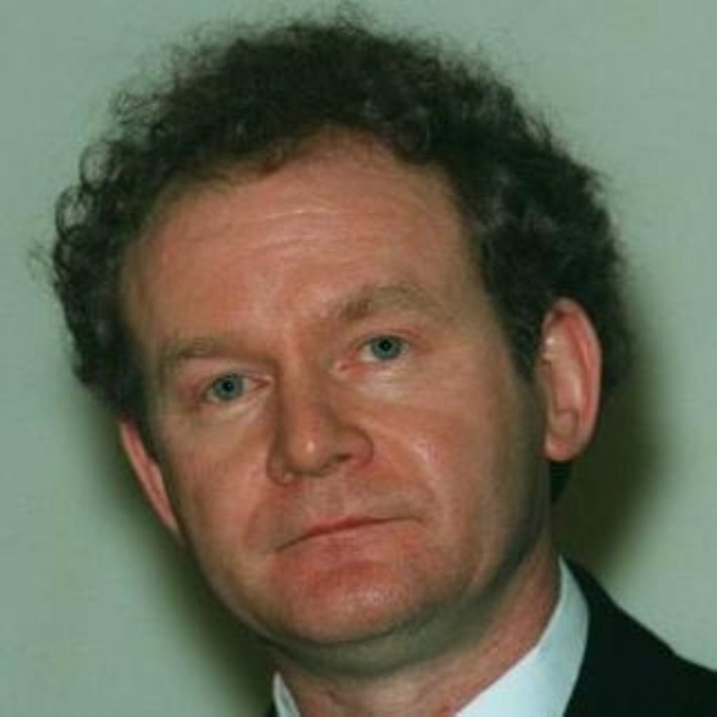 Martin McGuinness, deputy first minister